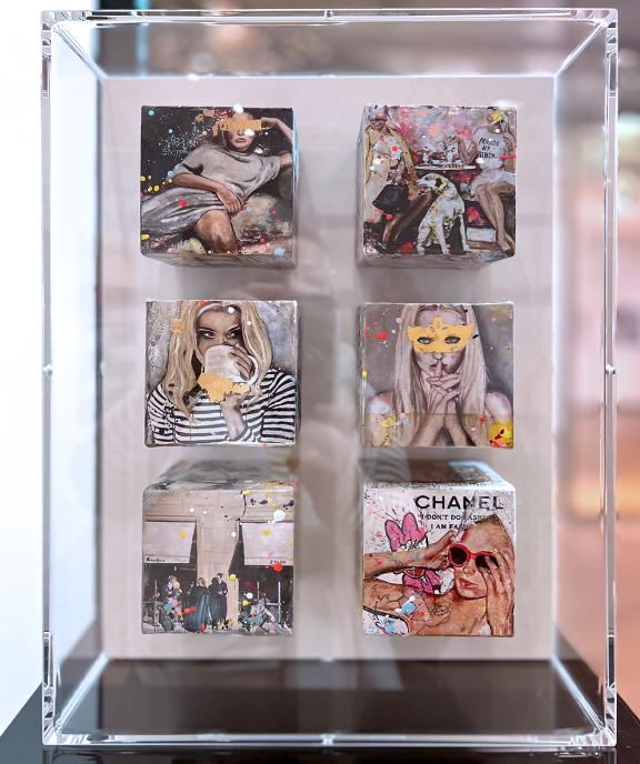 Acrylbox 6 Mini cubes