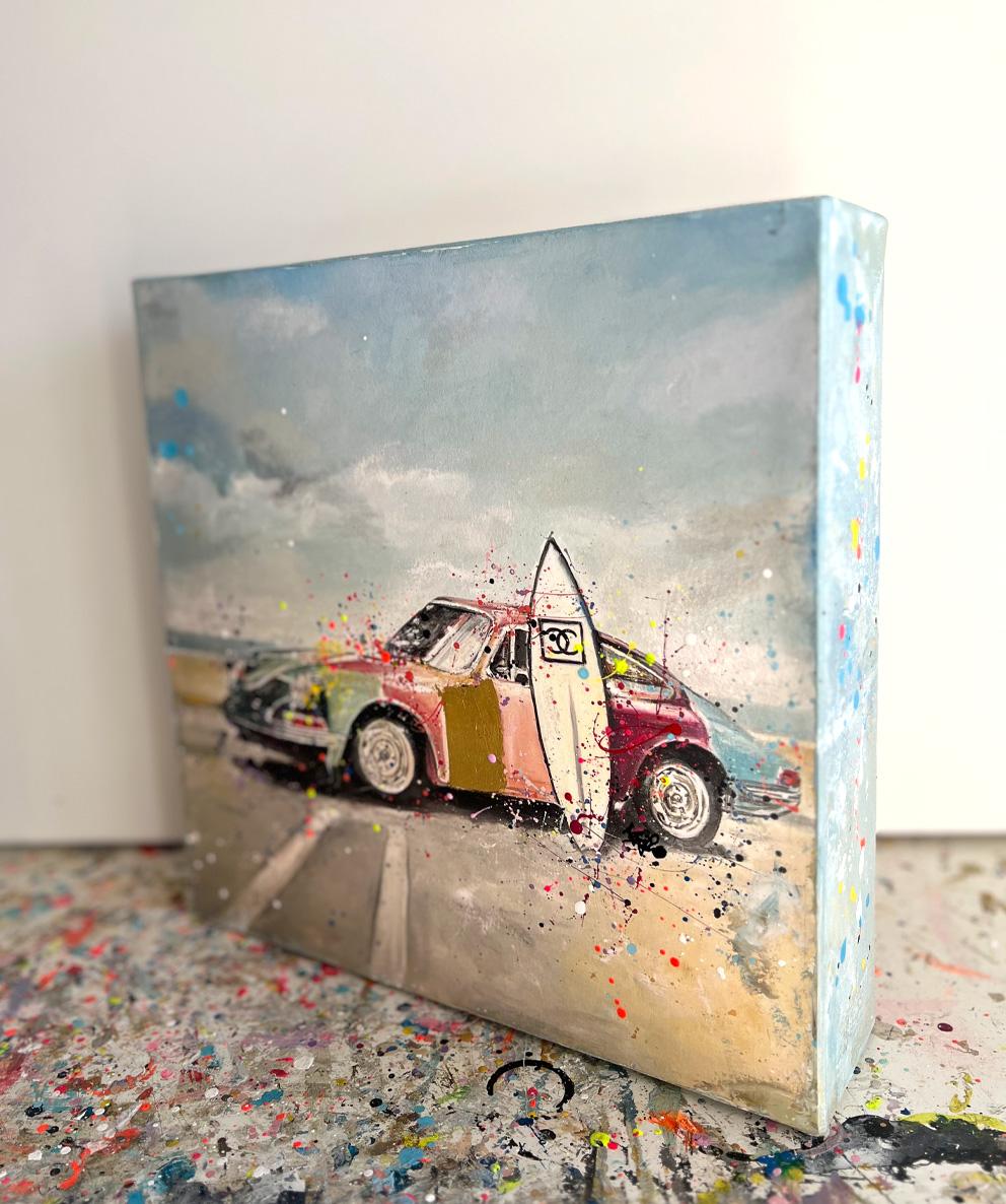 Unikat Print Box Porsche Gold 
