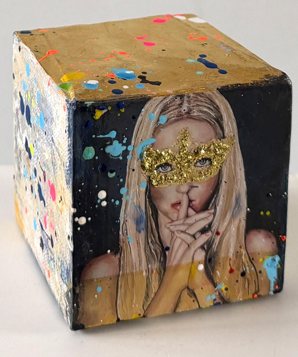 Mini Cube, My Secret, Ansicht oben, links und Front