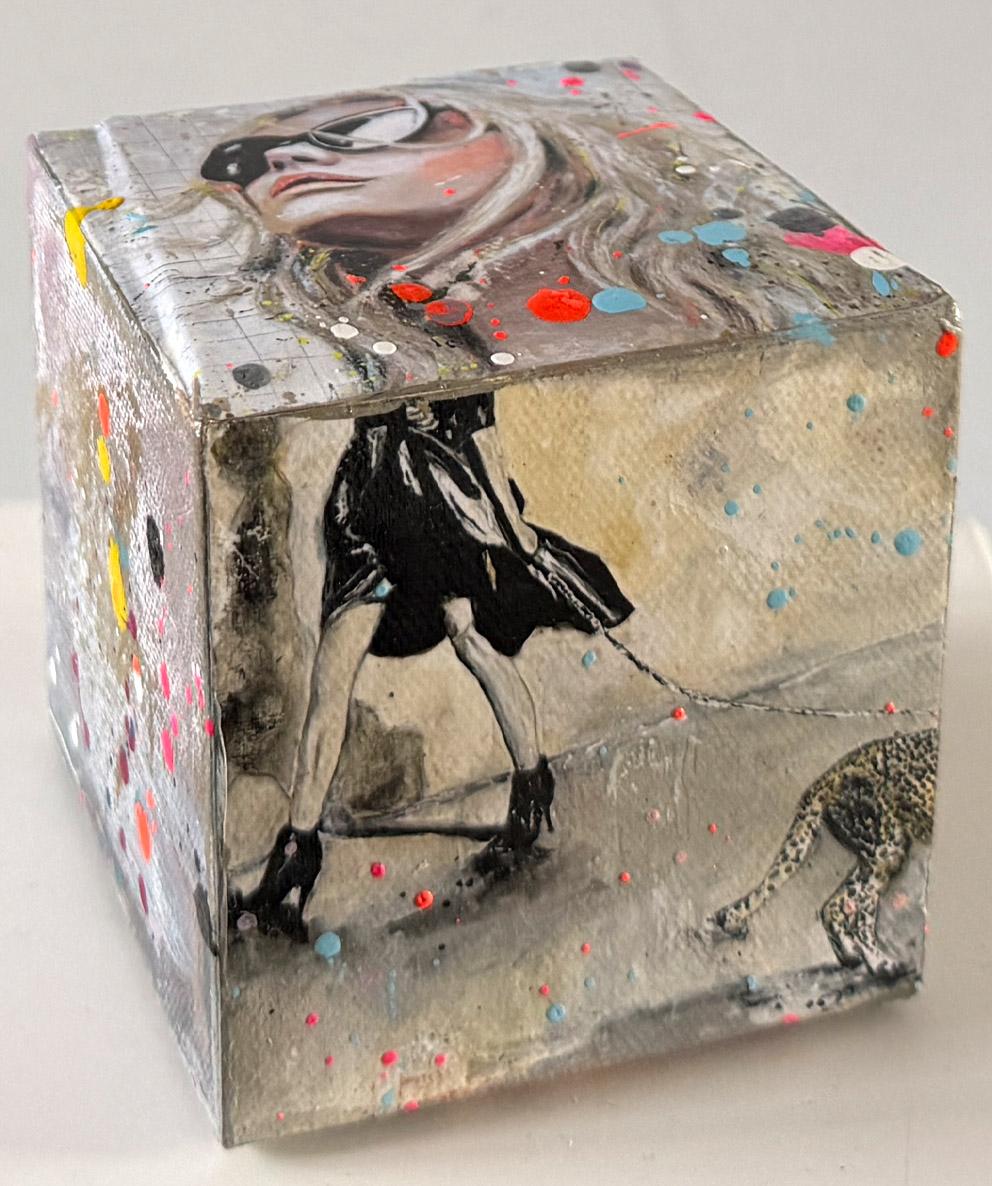 Mini Cube Gepard, Ansicht oben, links und Front