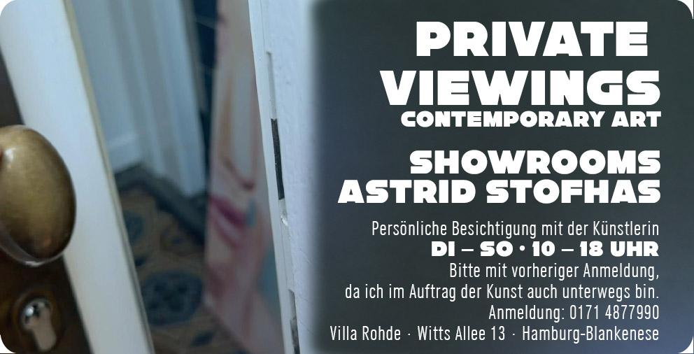 Einladung zur persönlichen Besichtigung der Showrooms von Astrid Stöfhas